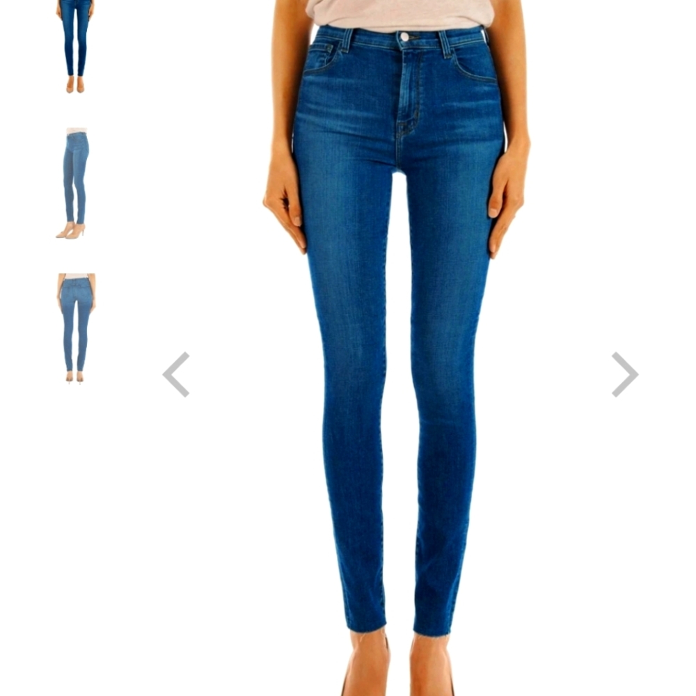 Jbrand Carolina Super High Rise Skinny Jeans